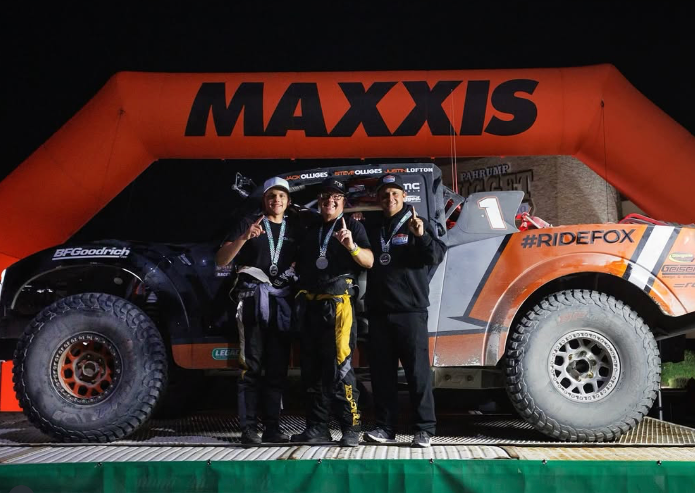 Jack Olliges Wins Inaugural Baja Nevada in a Geiser-Built Trophy Truck